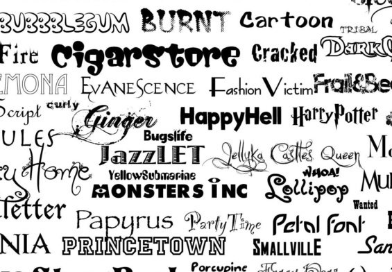 Categorie di font