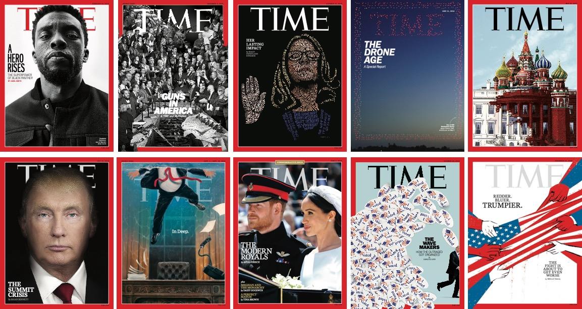 Le copertine del Time