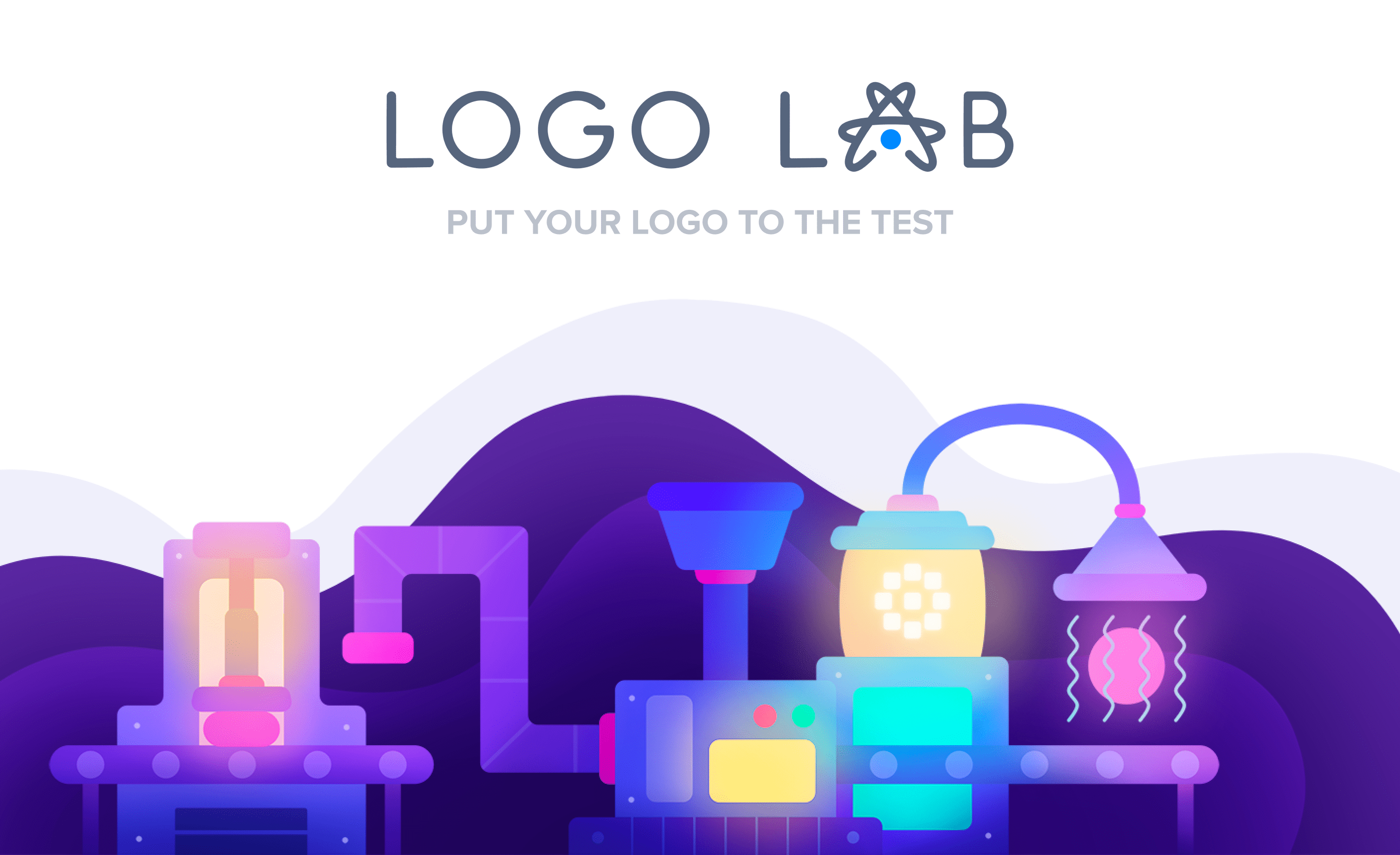 test logo efficace