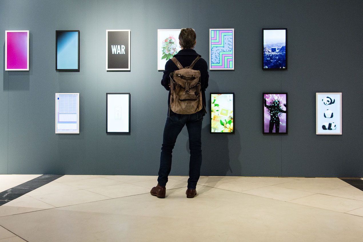 Arte digitale on display