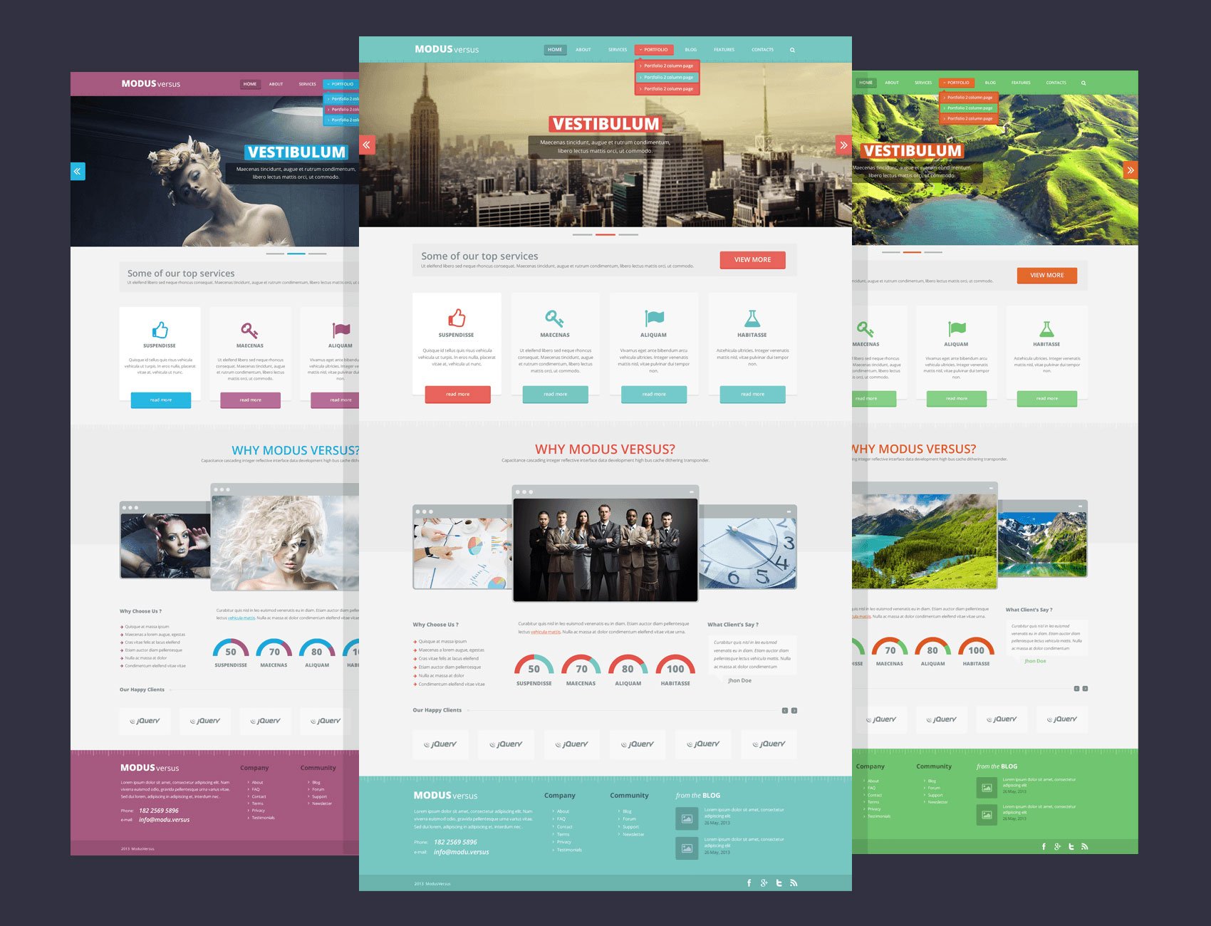 Template grafici per siti Web