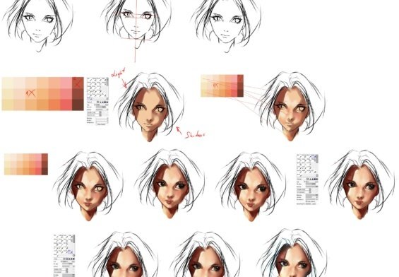 Digital coloring