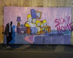 Street art da pandemia