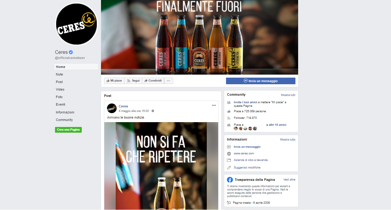 profilo social aziendale