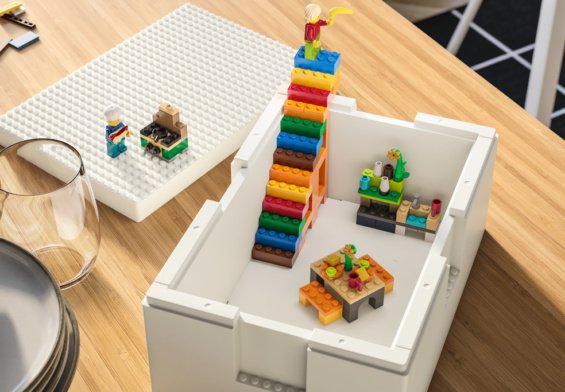 Bygglek, lego + ikea