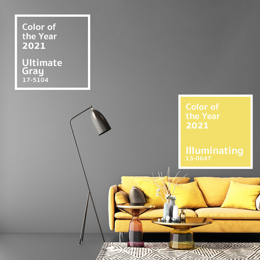Pantone 2021: Ultimate Grey e Illuminating