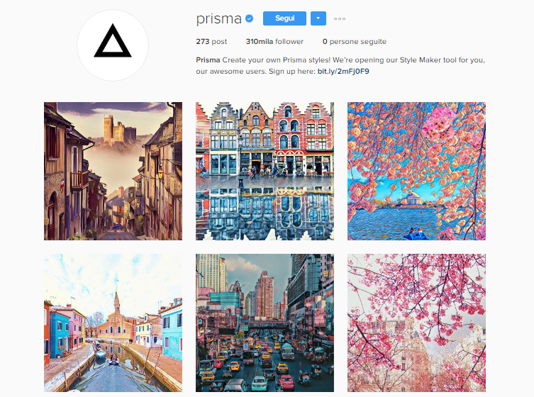 instagram tools prisma app
