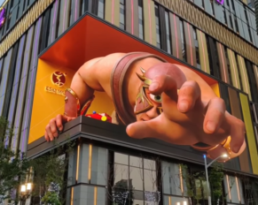 Advertising tridimensionale