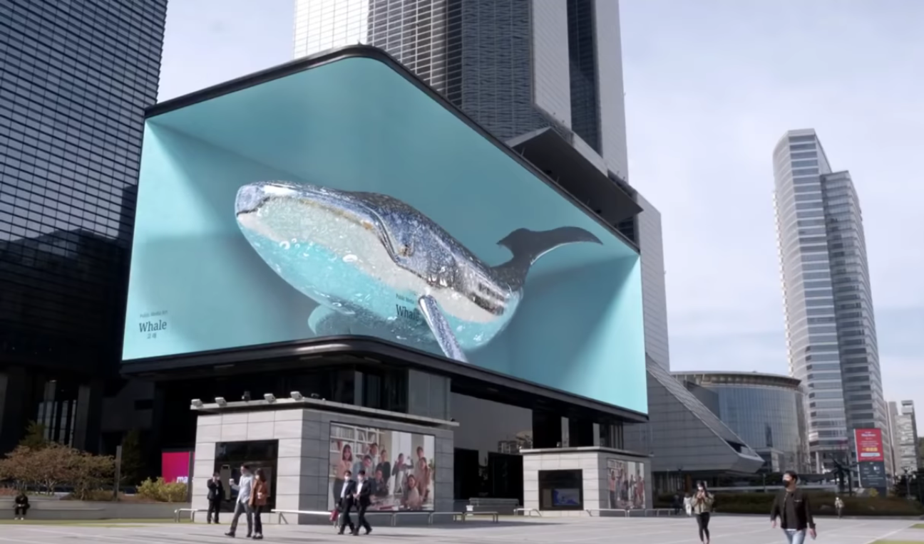 Advertising tridimensionale