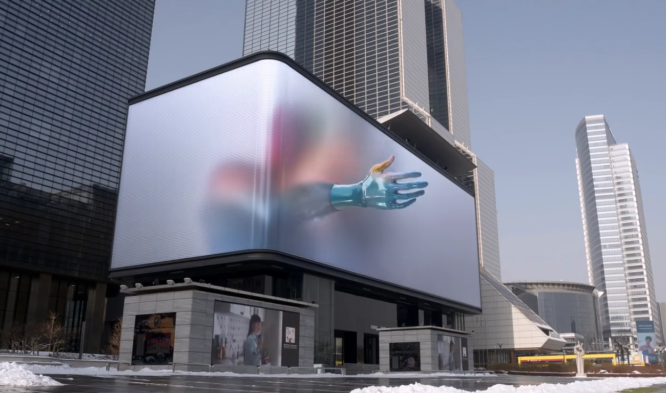 Advertising tridimensionale