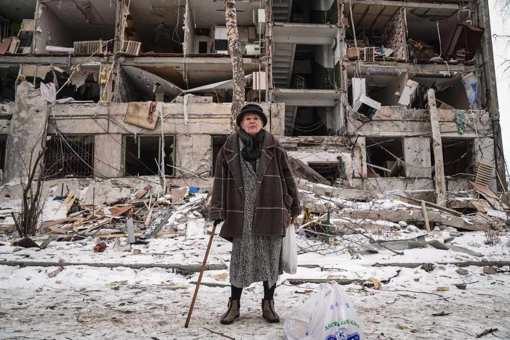 arte della fuga ucraina mostra foto