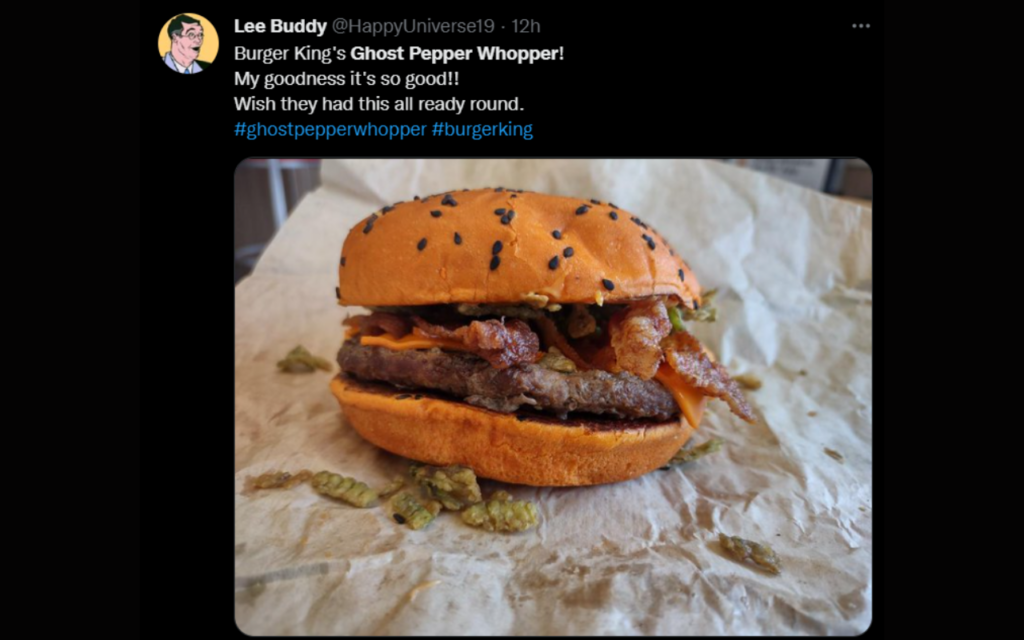 Halloween Ghost Pepper Whopper
