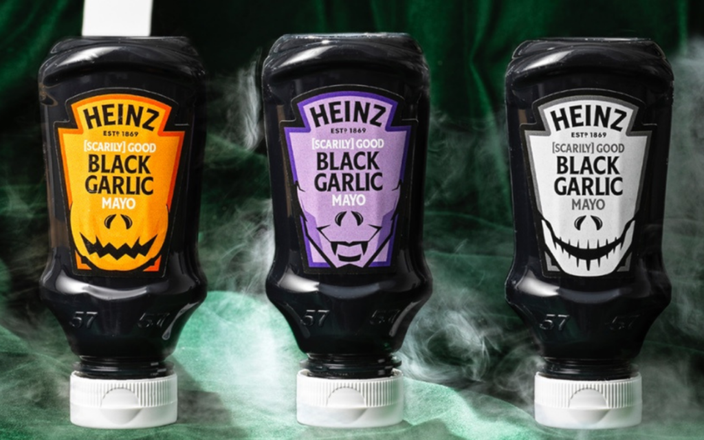 Maionese all'aglio nero Heinz, le tre varianti 