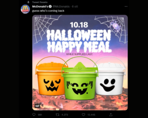 Halloween Happy Meal di McDonald's