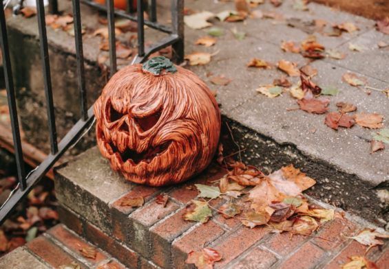 Zucca sulle scale