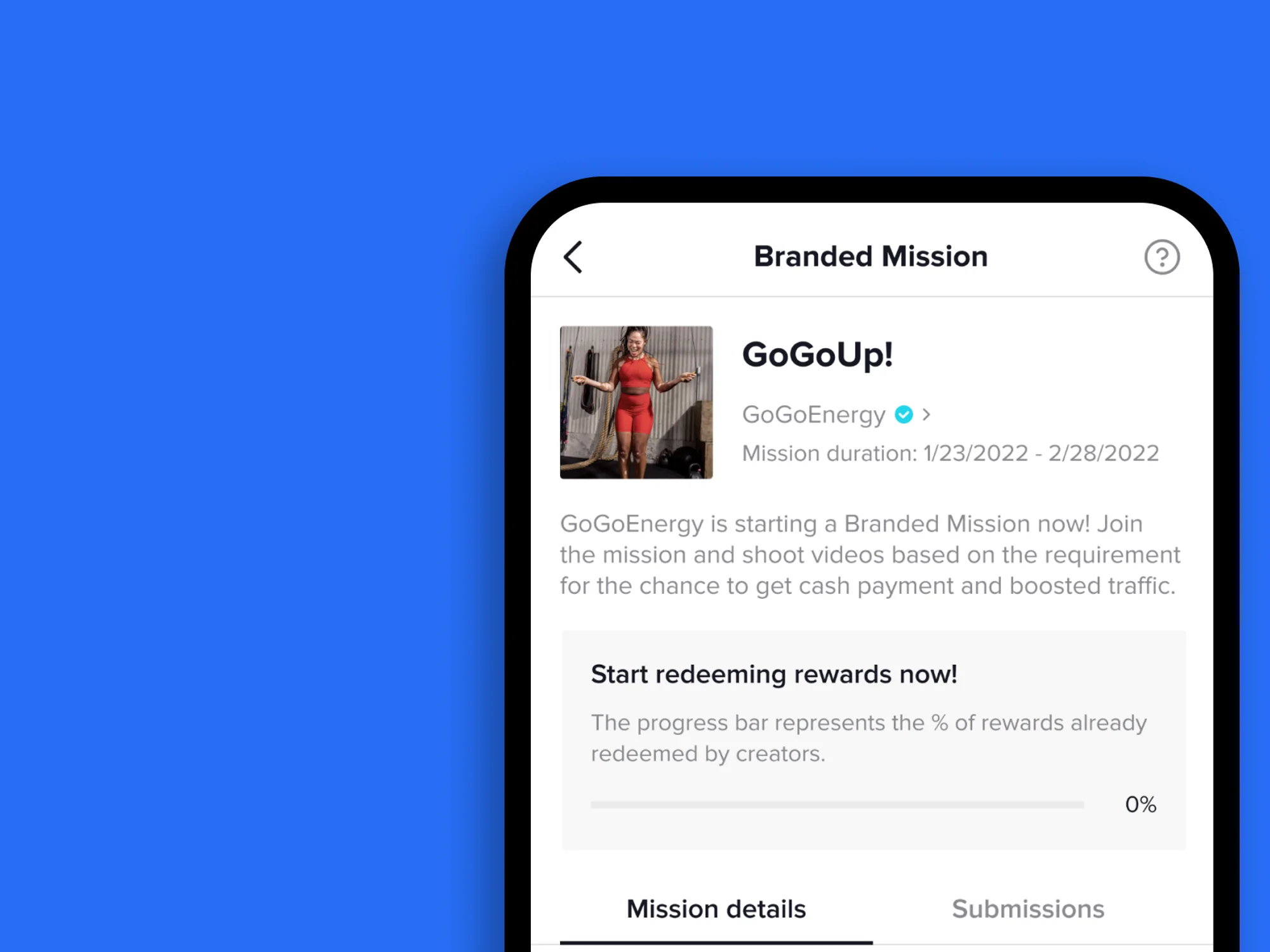 tik tok branded mission