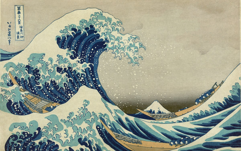 mostre d'arte 2023 in italia giappone stampe la grande onda di kanagawa