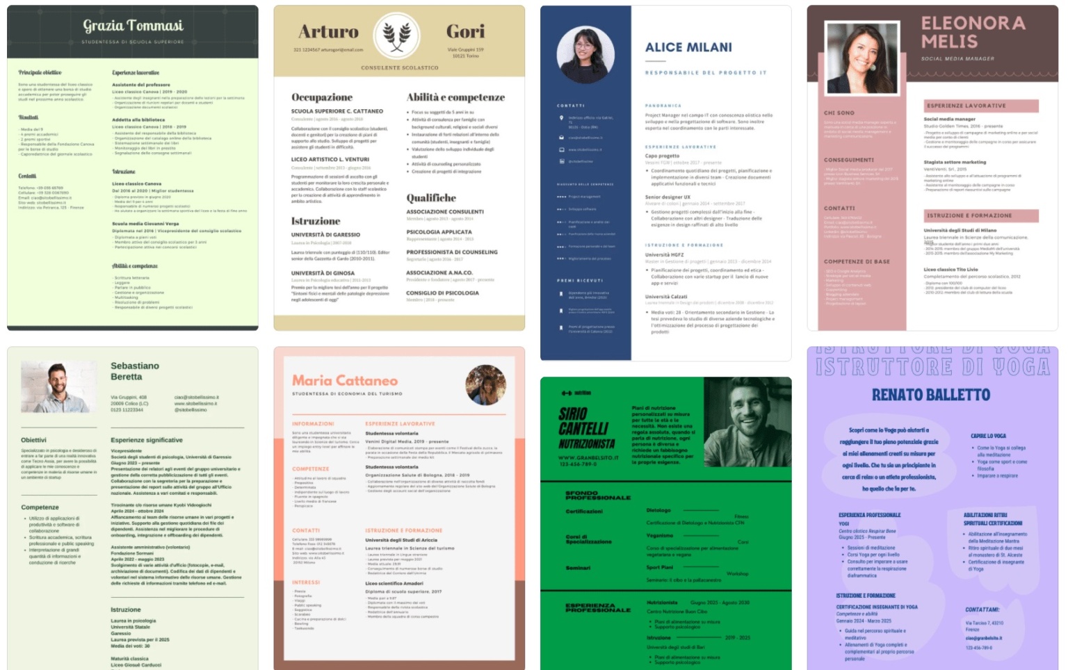 Grafica per CV su Canva: ecco come fare – SaGrafica.it