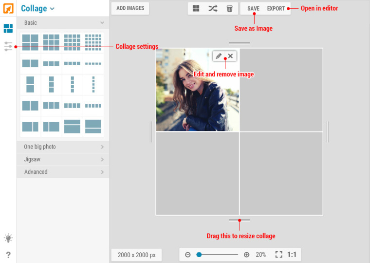 IPiccy App Per Editing Fotografico SaGrafica it