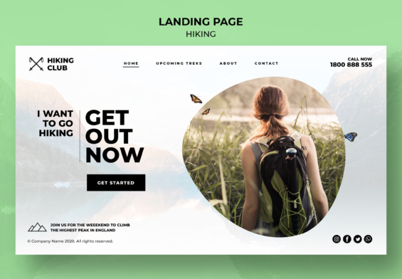 trend 2025 per landing page