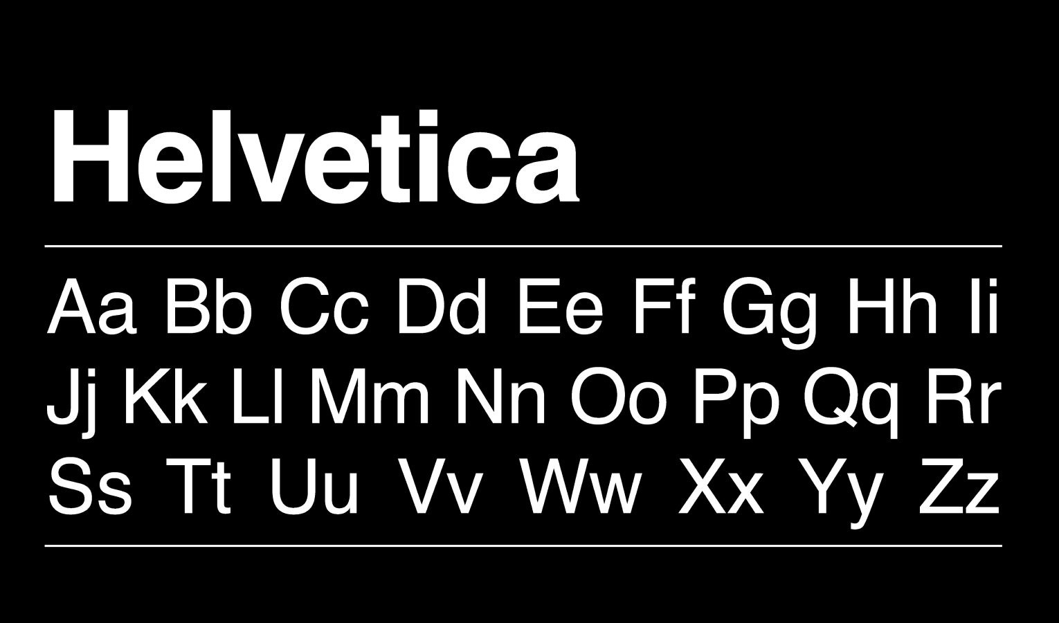 Font minimal
