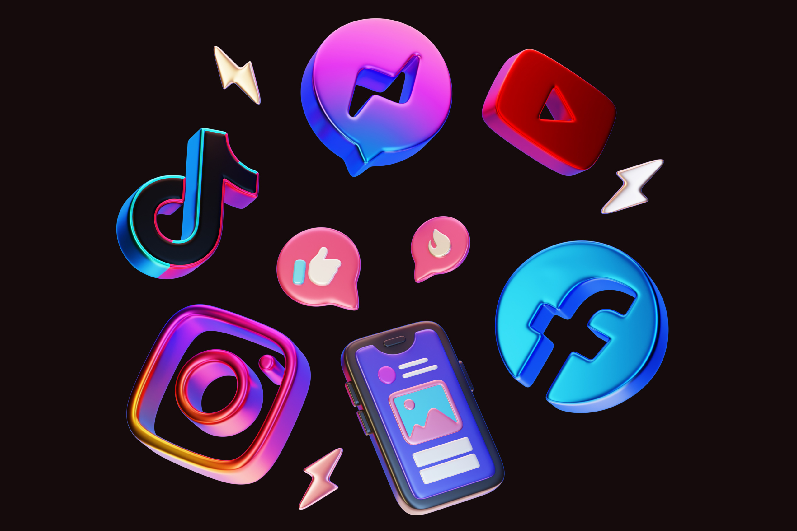 instagram e tik tok in tv