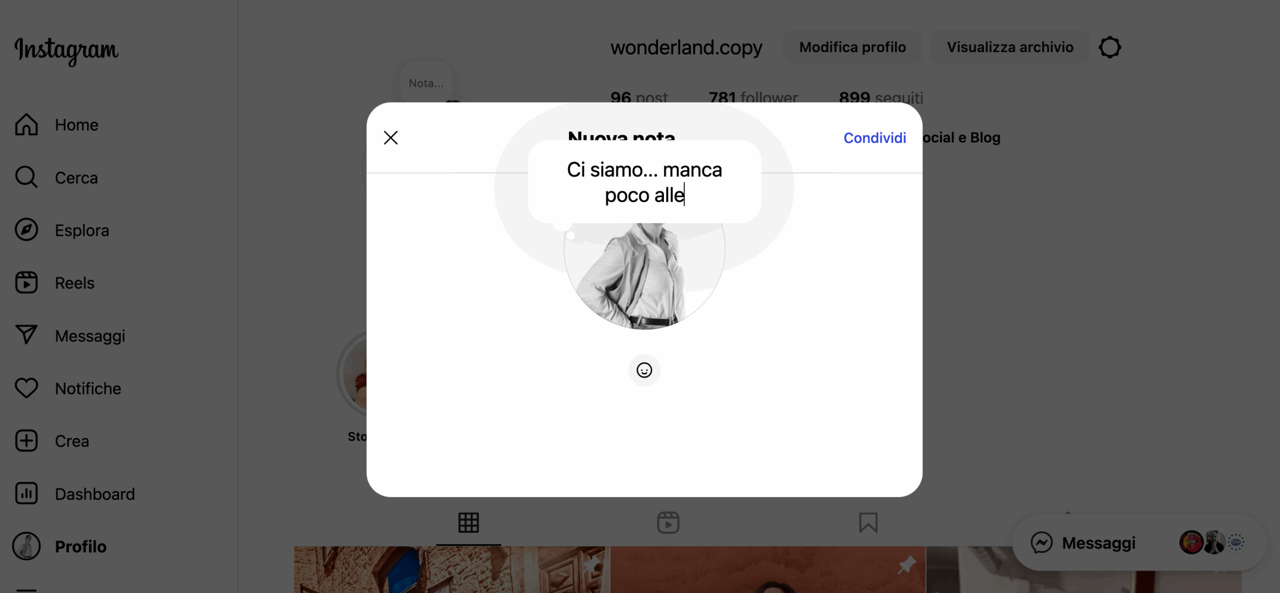 sfondi colorati e note di instagram