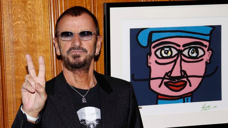La nuova collezione d'arte di Ringo Starr