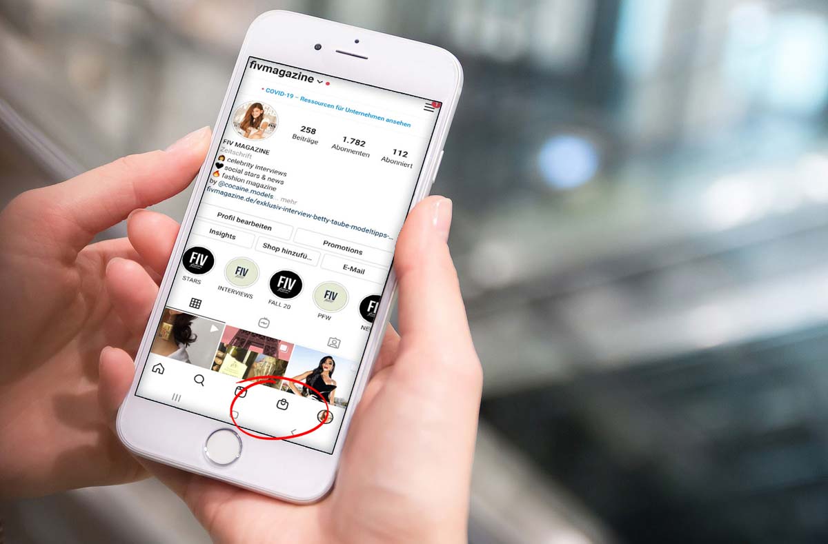 instagram shop