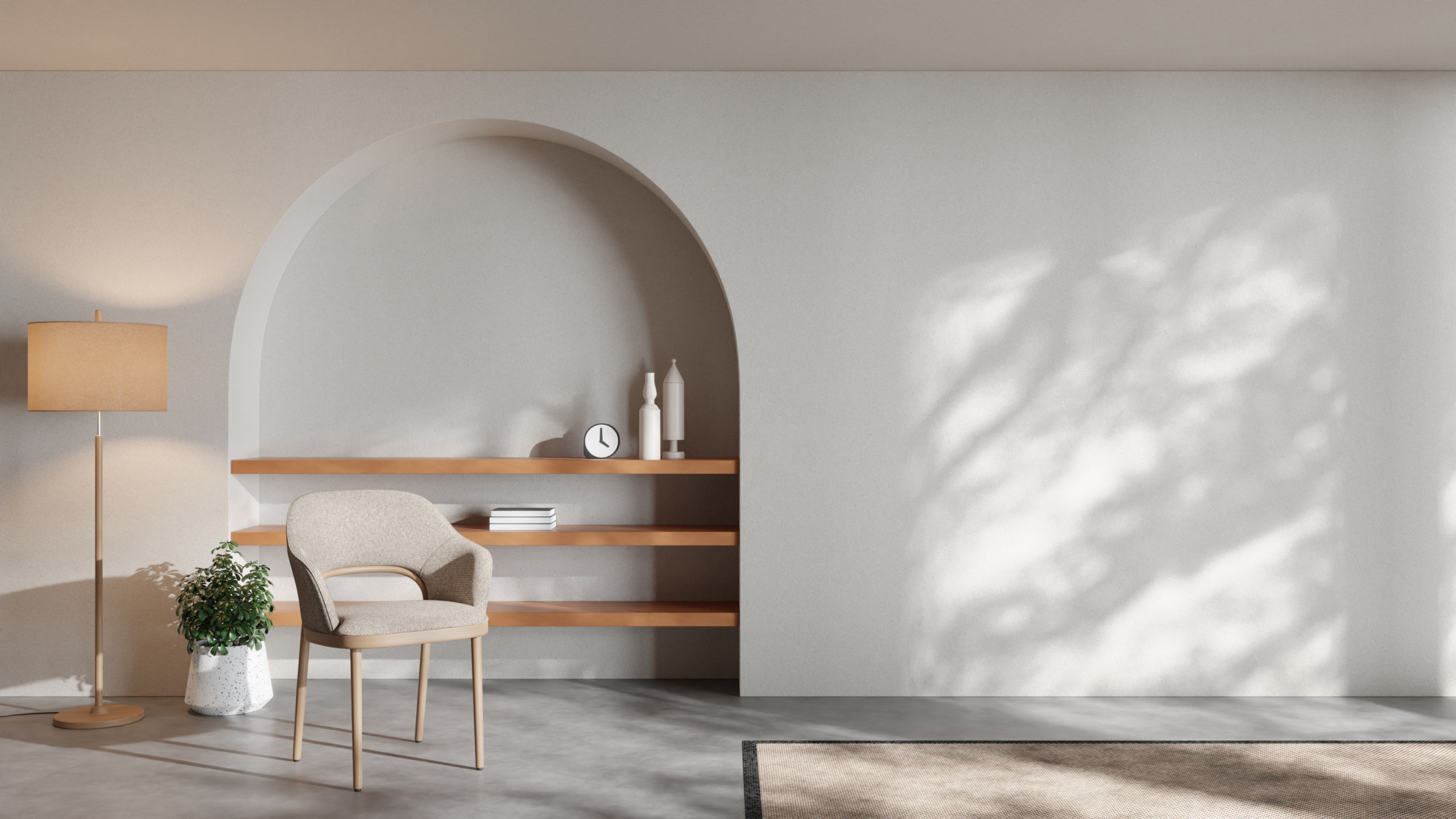interior design 2025 minimalismo caldo