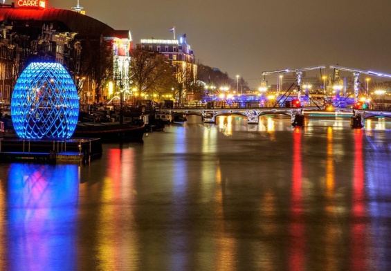 Festival delle luci ad Amsterdam