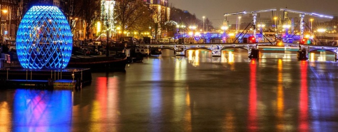 Festival delle luci ad Amsterdam