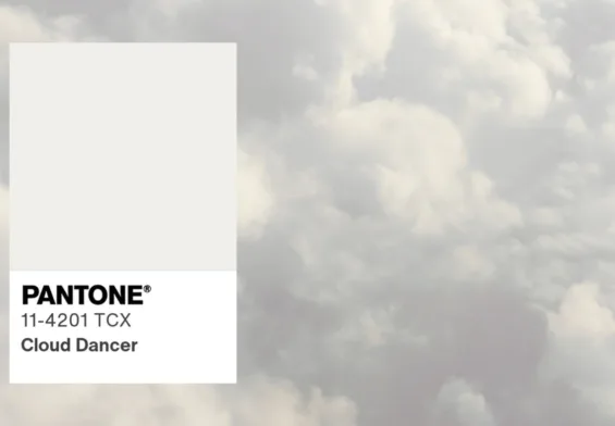 Cloud Dancer - Colore Pantone 2026