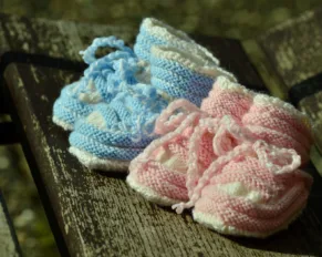 Rosa - blu: il colore dei nuovi nati