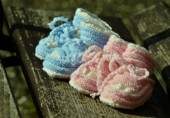 Rosa - blu: il colore dei nuovi nati