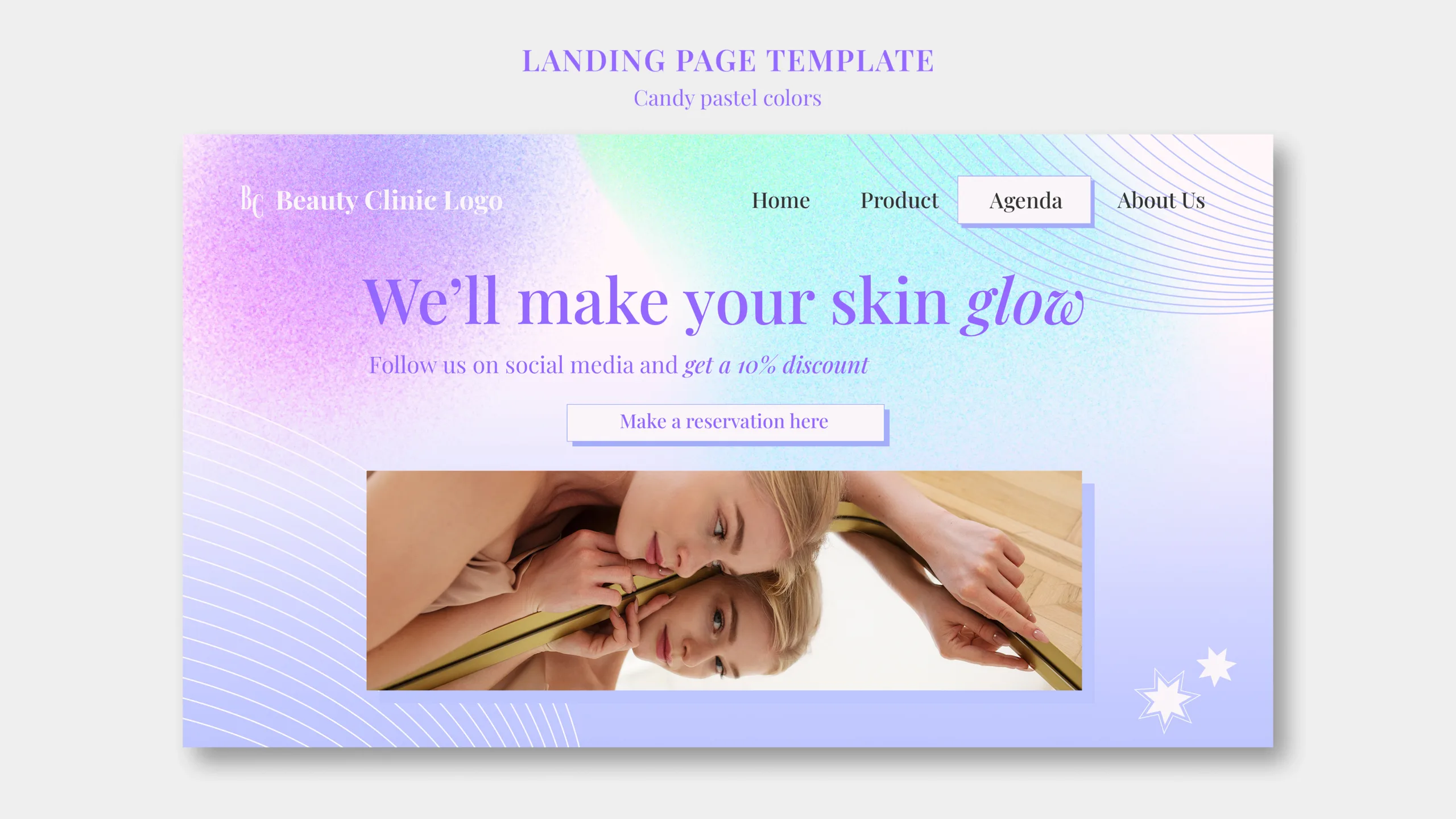 soft glow interfaccia