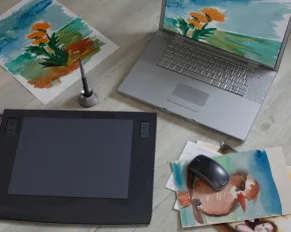 Tela per l'arte digitale