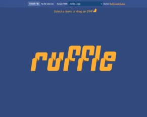 Ruffle riporta in auge i file grafici di Flash