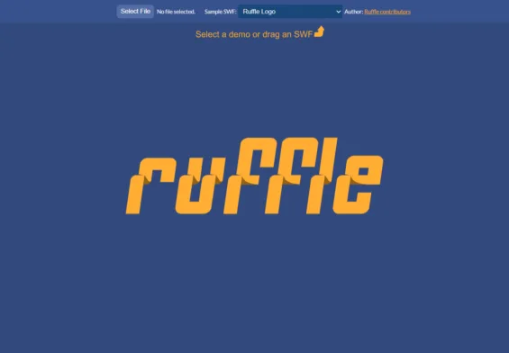 Ruffle riporta in auge i file grafici di Flash