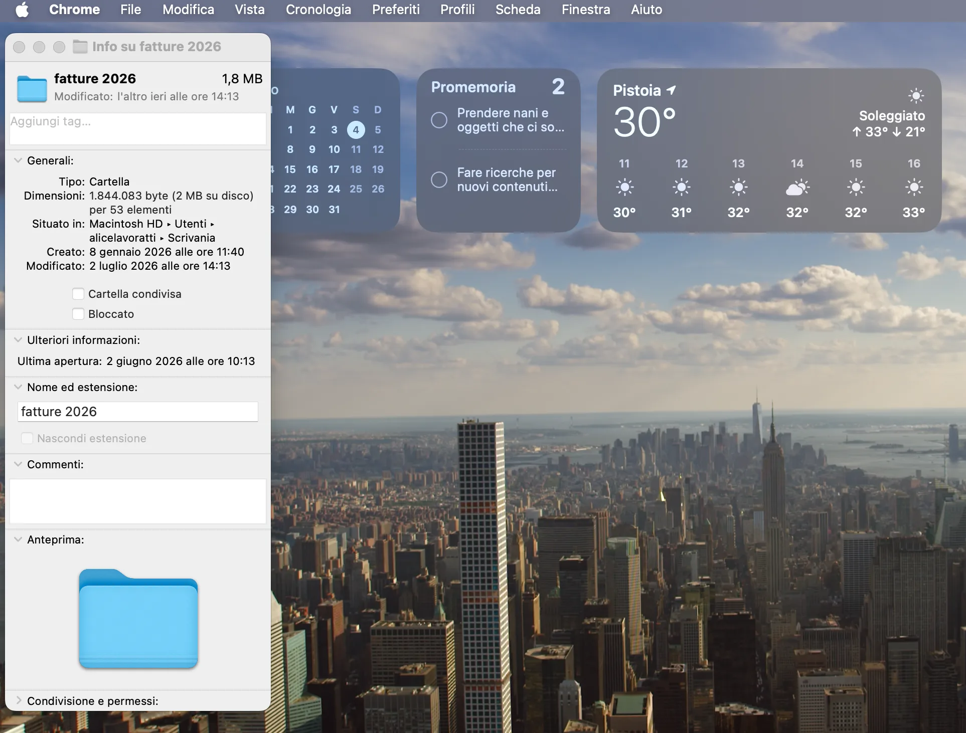 icone personalizzate su Mac