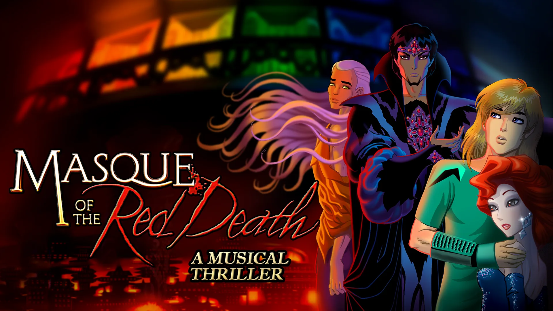 Il cast di Masque of the Red Death