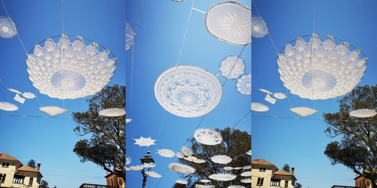 un cielo di centrini