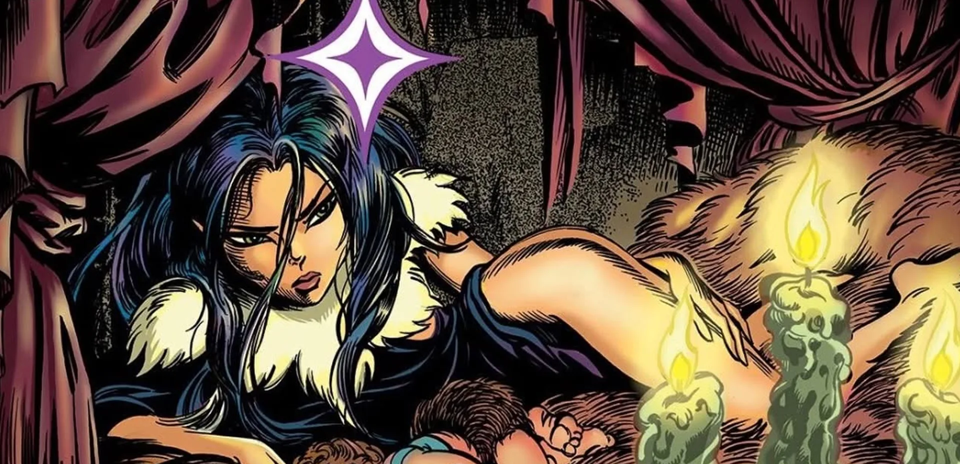 Un esempio dei nuovi colori di ElfQuest